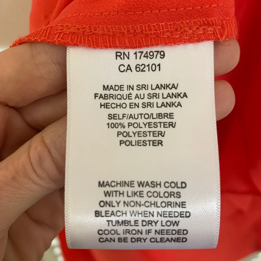 BCBGMAXAZRIA Red Layered Dress NEW Small - Picture 6 of 6